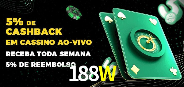Promoções do cassino ao Vivo 188W